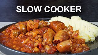 Sausage and Bean Casserole – Easy sausage and bean casserole recipe [upl. by Gnilrac]