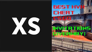 XSYNC BEST HvH CHEAT ON CSGO INVITATIONS GIVEAWAY [upl. by Ennayoj]