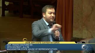 Rep Travis Couture gives passionate speech to protect communities from sexually violent predators [upl. by Nhguav]