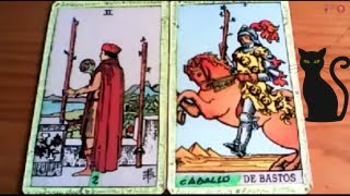 Combinaciones tarot con EL DOS DE BASTOS  ARCANOS MENORES DE BASTOS Por TARA [upl. by Yeniar]