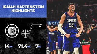 Isaiah Hartenstein came in clutch against the Utah Jazz  LA Clippers [upl. by Fanchan944]