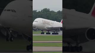 Emirates A380 🇦🇪 Landing at IAD Washington Dulles via DXB Dubai  A388 [upl. by Sherri]