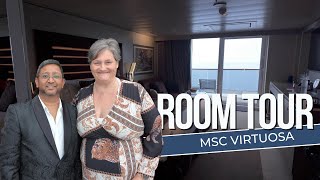 MSC Virtuosa  Tour of Accessible Stateroom 15039 [upl. by Paulie]