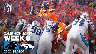 Carolina Panthers vs Denver Broncos  2024 Week 8 Game Highlights [upl. by Rog]