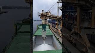 ROAD SALT Loading At port Of Wismar Germany youtubeshorts [upl. by Xavler]