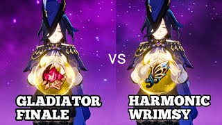 CLORINDE GLADIATOR VS HARMONIC WRIMSY GENSHIN IMPACT [upl. by Ahseinod]