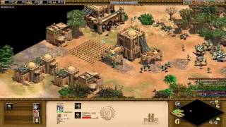 YODIT GUDIT 5th SCENARIO PART 1  Age of Empires II HD  The African Kingdoms [upl. by Aidualk]