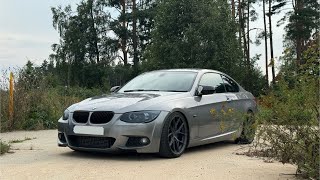 E92 lci space grey in the forest m3 style mirror caps light JR SL01 wheels michelin ps4s tyres [upl. by Dranyar]