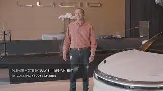 A Message for CCIV Stockholders  Lucid Motors [upl. by Yehtomit97]