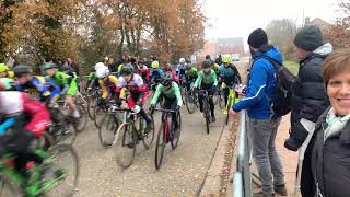 HouthalenHelchteren CX veldrijden u15 101222 Abel [upl. by Enilorak404]