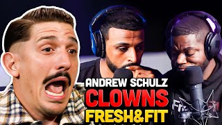 Andrew Schulz EMBARRASSED Fresh amp Fit w DJ Akademiks [upl. by Nolyarg]