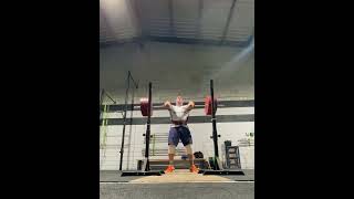 Front squat 170kg x 2 paused 51yo week 3 [upl. by Niggem]