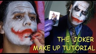 The Joker Heath Ledger tutorial maquillaje  make up tutorial With English subtitles [upl. by Michel]