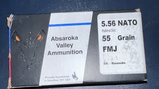 Review 556 Absaroka Valley Ammunition [upl. by Bern]