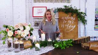 Create Your Own GreeneryFilled Wedding Decor with Lynzie Kent [upl. by Ddet860]