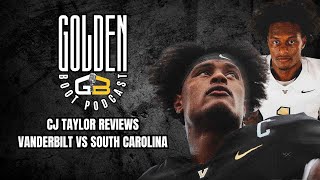 CJ Taylor Reviews South Carolina vs Vanderbilt [upl. by Belen]