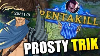 SPOSÓB NA PENTAKILL YASUO gość KLINIKA [upl. by Goldston]