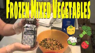 DEHYDRATING Frozen Mixed Vegetables amp How To Store For LONG TERM [upl. by Rosaleen]