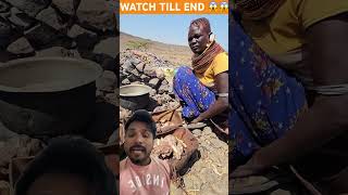 Turkana tribe female making food 🍛 food africa villagelife shortsfeed [upl. by Oiramad]