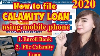 PAANO MAGAPPLY NG SSS CALAMITY LOAN ONLINE 2020 HOW TO FILE SSS CALAMITY LOAN ONLINE 2024 TUTORIAL [upl. by Oxford]