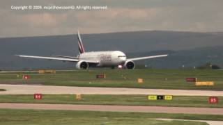 Emirates 777 TAKEOFF 23R  MAN [upl. by Davies]