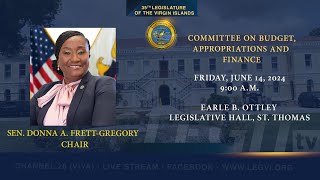 06142024  Committee on Budget Appropriations and Finance [upl. by Allekim876]