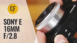 Sony 16mm f28 Pancake lens review with samples [upl. by Linis237]