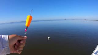 Inshore Fishing Muddy Water with Popping Cork [upl. by Fenwick892]