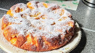 TORTA ALLA FRUTTA 🍑la ricetta semplice per tutto lanno😋 saporita e soffice [upl. by Iadrahc]