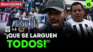 REACCIONES de HINCHAS tras ALIANZA LIMA 12 CUSCO FC  Depor [upl. by Howell]