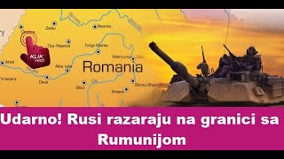 Udarno Rusi razaraju na granici sa Rumunijom [upl. by Litha381]