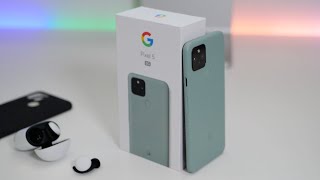 Google Pixel 5  Unboxing Setup and Review  4K 60P [upl. by Bobseine]