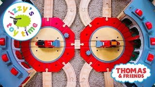 Thomas and Friends DOUBLES TRACK Thomas Train Pretend Play with Brio  Toy Trains [upl. by Lahey698]