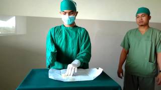 video Teknik gowning and gloving HiPKaBI angkatan ke III Yogyakarta [upl. by Andros541]