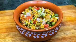 Pea Chaat  Fireless Recipe  Cooking without fire  Matar Chaat  Quick amp Easy Snacks [upl. by Llerroj]