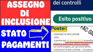 ⚠️ASSEGNO DI INCLUSIONE 👉 STATO PAGAMENTI 💶 [upl. by Ramses]