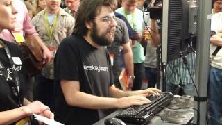 SXSW This Guy Can Type 163 Words Per Minute [upl. by Nifares802]