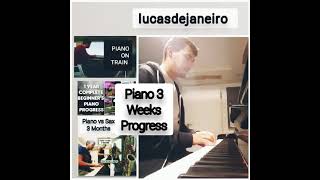 piano progress  learning piano  3 weeks with simply piano and flowkey  part 1 [upl. by Fernandez]