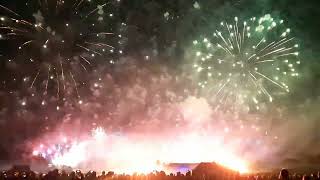 Feuerwerk von BurningHeide 10 5Pyroworkshop Stemwede [upl. by Drofnil]