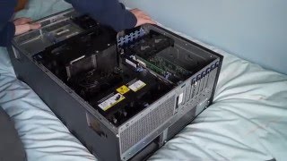 Poweredge 2900 server build timelapse [upl. by Ateekram]