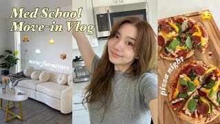 Moving Vlog back in california med school orientation new school year anxiety [upl. by Tteragram393]