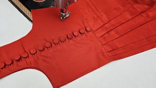 Very Creative and Latest Dori And Pintucks Kurti Design Cutting and Stitching [upl. by Dell]