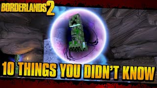 10 Crazy Things You Didnt Know About In Borderlands 2 [upl. by Eliason]