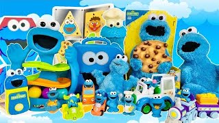 Sesame Street COOKIE MONSTER Toys Collection Sensory Sensitive Videos [upl. by Ellehcir]