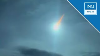 Small meteor lights up Philippine sky  INQToday [upl. by Lewiss]