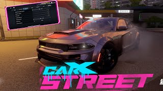 CarX street best settings to boost gaming on iPhone X 11⚙️Dodge charger gameplay [upl. by Anirod909]