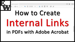 How to Create Internal Links in PDFs with Adobe Acrobat [upl. by Kayla]