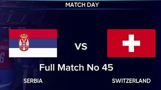 Serbia vs Switzerlands  Match 45  Round of Qualifier  Football World Cup 2024 [upl. by Arrio923]