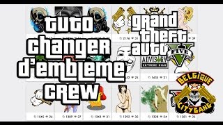 TUTO HACK  GTA5  Mettre un emblème personnalisé pour son crew sur SocialClub [upl. by Clarie]