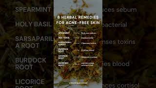 Clear Acne with These 6 Herbs [upl. by Bud]